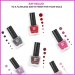 Street Wear Beautiful Matte Nail Enamel Natural Brown Nail Polish – Thumbnail 3