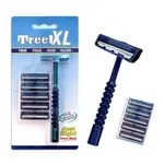 Treet XL With 5 Cartridges Twin Fixed Blade Shaving Razor – Thumbnail 1
