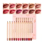HANDAIYAN Long-Lasting Formula Matte Lip Liners Pencil 12pcs – Thumbnail 1