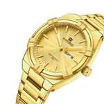 NAVIFORCE NF9218 Waterproof Stainless Steel Men's Watch – Dial Color: Gold, Strap Color: Gold  – Thumbnail 2