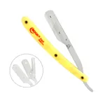 Moon Stainless Steel Professional Barber Straight Edge Shaving Razor – Thumbnail 1