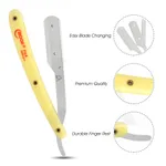 Moon Stainless Steel Professional Barber Straight Edge Shaving Razor – Thumbnail 2