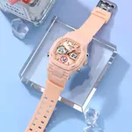 SKMEI 2389 Fashion Analog Digital Function Sport Men's Watch – Dial Color: Pink, Strap Color: Pink – Thumbnail 3