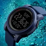 SKMEI 1257 Premium Multifunctional Digital Sporty Men's Watch – Dial Color: Black, Strap Color: Blue – Thumbnail 3