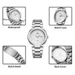 Naviforce NF8030 Military Stainless Steel Quartz Analog Men’s Watch – Dial Color: White, Strap Color: Silver – Thumbnail 5