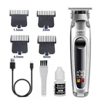 Kemei KM-2261 Rechargeable Hair & Beard Trimmer for Men with Digital Display – Thumbnail 1