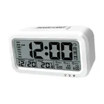 Data Time Calendar Desktop Multifunction LED Digital Table Clock – Color: White – Thumbnail 2