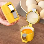 Hemico egg cracker Tool for Raw Eggs Shell Opener Handheld Eggs Breaker – Color: Yellow – Thumbnail 3