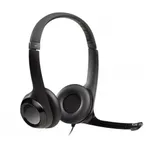 Logitech H390 Stereo USB Headset with Microphone – Color: Black – Thumbnail 3