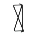 Aluminum Alloy Adjustable and Foldable Air-Ventilated Laptop Stand – Color: Black – Thumbnail 3