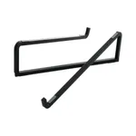 Aluminum Alloy Adjustable and Foldable Air-Ventilated Laptop Stand – Color: Black – Thumbnail 2