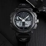 SKMEI 1270 Waterproof Digital Analog Multifunction Sports Men’s Watch – Dial Color: Black, Strap Color: Black – Thumbnail 3