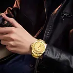 Naviforce NF9161 Luxury Stainless Steel Quartz Casual Fashion Men's Watch – Dial Color: Black, Strap Color: Silver – Thumbnail 5