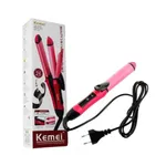 Kemei KM 1055 2in1 Hair Straightening Iron And Curler – Thumbnail 4