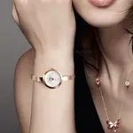 SKMEI 1390 Elegant Quartz Stainless Steel Luxury Women's Watch – Dial Color: White, Strap Color:  Brown  – Thumbnail 3