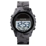 SKMEI 1585 Digital Waterproof Solar Power Digital Men's Watch – Dial Color: Grey, Strap Color: Grey – Thumbnail 1