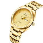 Naviforce NF8030 Military Stainless Steel Quartz Analog Men’s Watch – Dial Color: Gold, Strap Color: Gold – Thumbnail 3