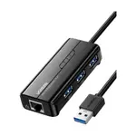 Ugreen 20265 USB 3.0 Hub with Gigabit Ethernet Lan Adapter – Thumbnail 1
