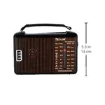 Golon RX-608ACW Retro Classic Wooden Digital FM Radio – Thumbnail 2