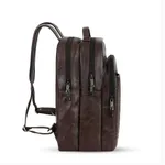 Smart New 4G Laptop Genuine Cow Leather Backpack with Big Space – Color: Brown – Thumbnail 3