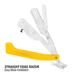 Stainless Steel Professional Barber Straight Edge Shaving Razor – Thumbnail 3