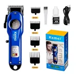 Kemei KM-234 Professional Beard & Hair Clipper Trimmer – Color: Blue – Thumbnail 4