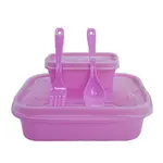 Dual Compartment Plastic Lunch Box Container – Thumbnail 2