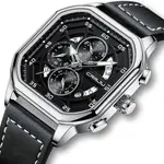 CRRJU 2287 Fusion Of Minimalist Style & Timeless Elegance Steel Analog Quartz Men Watch – Dial Color: Silver, Strap Color: Black – Thumbnail 2