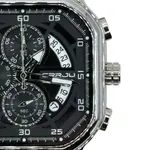 CRRJU 2287 Fusion Of Minimalist Style & Timeless Elegance Steel Analog Quartz Men Watch – Dial Color: Silver, Strap Color: Black – Thumbnail 4