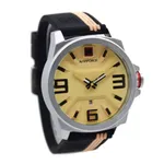 NAVIFORCE 9098 Quartz Sport Waterproof Silicone Men's Watch – Dial Color: Gold, Strap Color: Black – Thumbnail 3