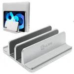Premium Dual 4 in 1 Vertical Heavy-Duty Polished Aluminum Alloy Laptop Stand – Thumbnail 1