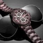 Naviforce NF9150 Luxury Steel Quartz Waterproof Sport Men's Watch – Dial Color: Rose, Strap Color: Rose – Thumbnail 4
