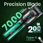 VGR V-654 Professional Trimmer for Men – Color: Green – Thumbnail 3
