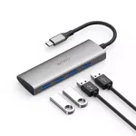 WiWU Alpha A440 4-in-1 USB Type-C Hub Gray – Thumbnail 3