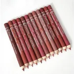Flormar Rouge 12 Colors Wood Lip Pencil Set Lipstick – Thumbnail 1