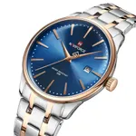 NAVIFORCE NF9230 Gentle Elegant Waterproof Men’s Watch – Dial Color: Blue, Strap Color: Silver – Thumbnail 2