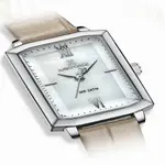 Naviforce NF5039 Leather Strap Waterproof Quartz Analog Women's Watch – Dial Color: White, Strap Color: Grey – Thumbnail 3