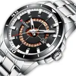 Curren 8359 Luxury Stainless Steel Calendar Men's Watch – Dial Color: Brown, Strap Color: Silver – Thumbnail 2
