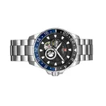 Naviforce NFS1003 Mechanical Movement Watch – Dial Color: Black, Strap Color: Silver – Thumbnail 2