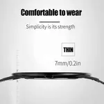 CRRJU 2172 High-Quality Slim Stainless Steel Strap Analog Quartz Formal Men’s Watch – Dial Color: Rose, Strap Color: Black – Thumbnail 3