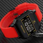 OLEVS 1103 Cool Waterproof LED Display Multifunctional Digital Men's Watch – Dial Color: Black, Strap Color: Red – Thumbnail 3