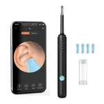 Smart Visual Electric Ear Cleaner Earpick Wax Removal Tool with Camera LED Light – Color: Black – Thumbnail 1