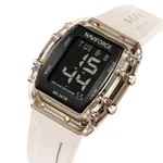 NAVIFORCE 7102 Transparent Digital Date Children’s Sports Watch – Dial Color: Black, Strap Color: Rose – Thumbnail 2