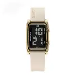 Naviforce NF7118 Comfortable Silicone Starp Digital Fashion Women's Watch – Dial Color: Black, Strap Color: White – Thumbnail 1