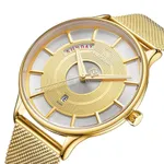 Naviforce NF3007 Luxury Stainless Steel Sports Men's Watch – Dial Color: Gold, Strap Color: Gold  – Thumbnail 2