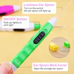 Baby LED Light Ear Pick Flashlight Multicolor Electric Ear Cleaner – Thumbnail 4