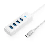 Orico PW4U-C3 4-Port Type-C To USB3.0 HUB White – Thumbnail 1