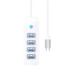 Orico PW4U-C3 4-Port Type-C To USB3.0 HUB White – Thumbnail 2