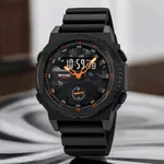 SKMEI 2355 Digital Analog Luxury Sports Men's Watch – Dial Color: Orange, Strap Color: Black – Thumbnail 4
