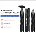 Geemy GM-3121 Rechargeable Nose & Ear Trimmer – Thumbnail 4